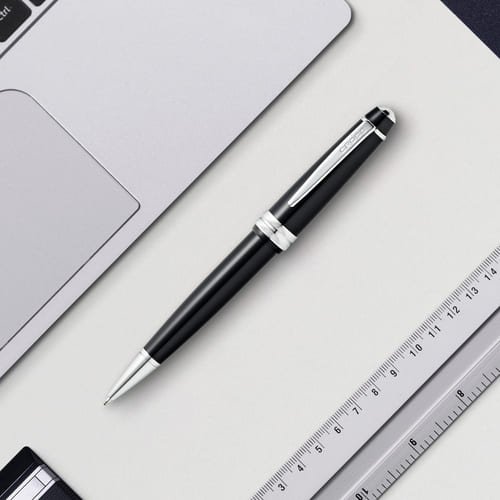 Cross Bailey Light™ Polished Black Resin with Polished Chrome Appointments Ballpoint Pen - Image 7