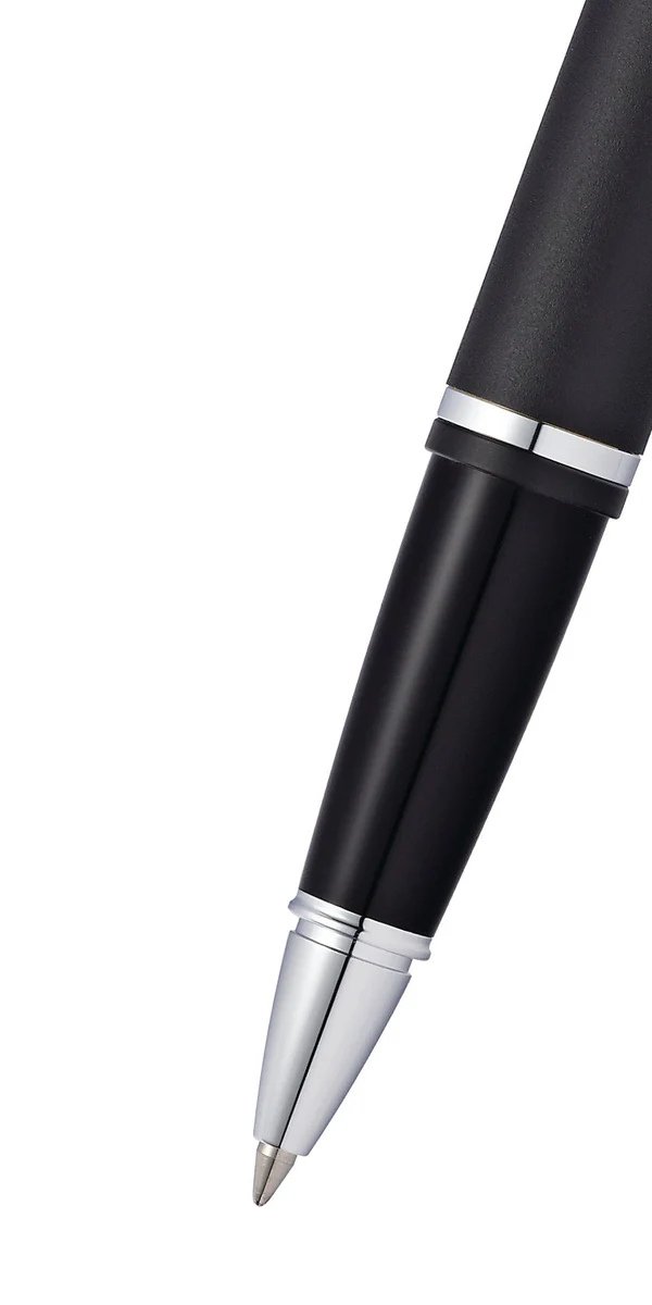 Cross Calais™ Matte Black with Polished Chrome Appointments Selectip Rollerball Pen - Image 4