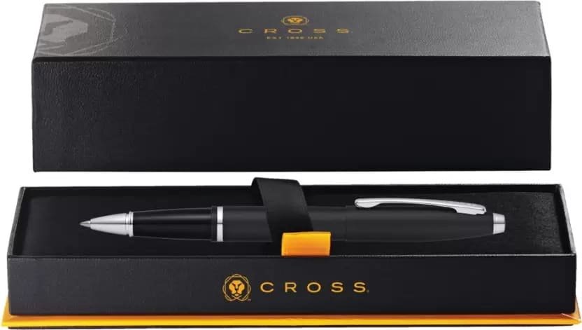 Cross Calais™ Matte Black with Polished Chrome Appointments Selectip Rollerball Pen - Image 6