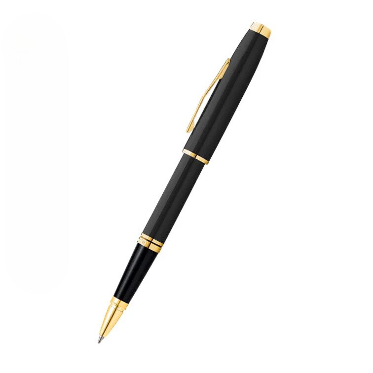 Cross Coventry Classic Black Lacquer with Gold Tone Appointments Rollerball Pen - Image 2