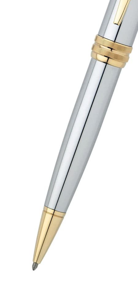 Cross Bailey™ Medalist® with 23KT Gold Plated Appointments Ballpoint Pen (Blue Ink) - Image 7