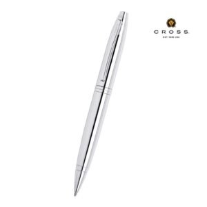 Cross Calais™ Polished Chrome with Polished Chrome Appointments Ballpoint Pen (Blue Ink)
