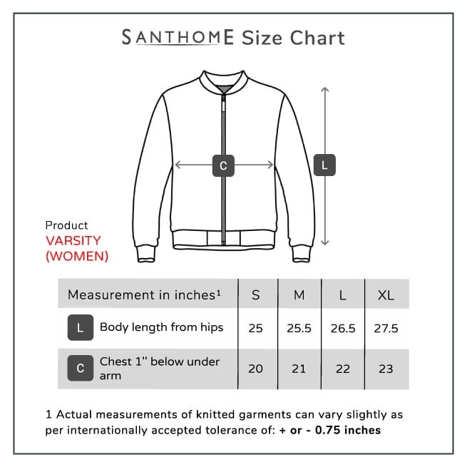 VARSITY - SANTHOME Women's Lightweight Reversible Bomber Jacket - Image 11