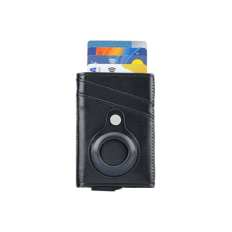 TROMSI - Santhome® PU Card Holder with Santhome Tag pocket - Black - Image 10