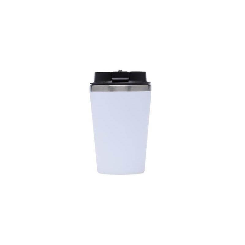 MOSS - Giftology Steel/PP Double Wall Tumbler - 350ml - White - Image 11