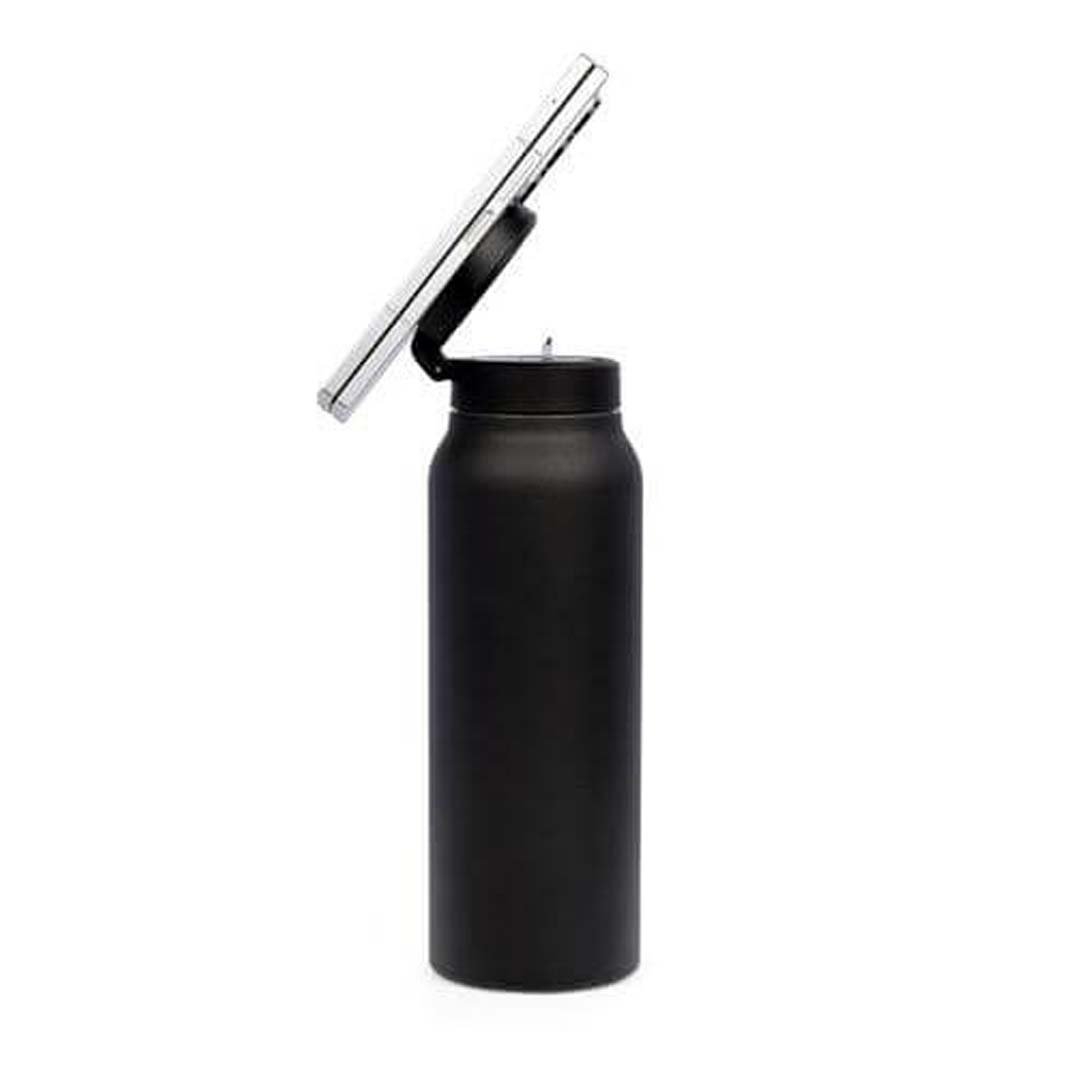 FERRO - Giftology Double Walled Vacuum Bottle with Mag Holder - Black - Image 9