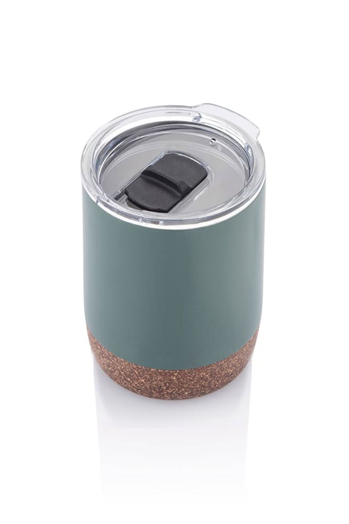 GOUDA - Hans Larsen Vacuum Mug With Cork Base - Green - Image 5