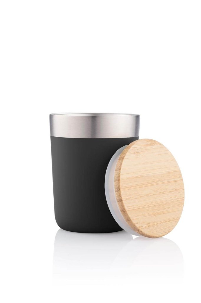 R-LAREN - CHANGE Collection Recycled Insulated Mug - Black - Image 6