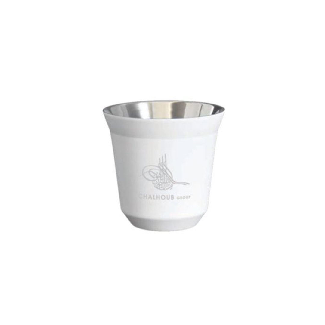 GAHWA - Hans Larsen Gift Set of 2 Premium Arabic Coffee Cups - White - Image 9