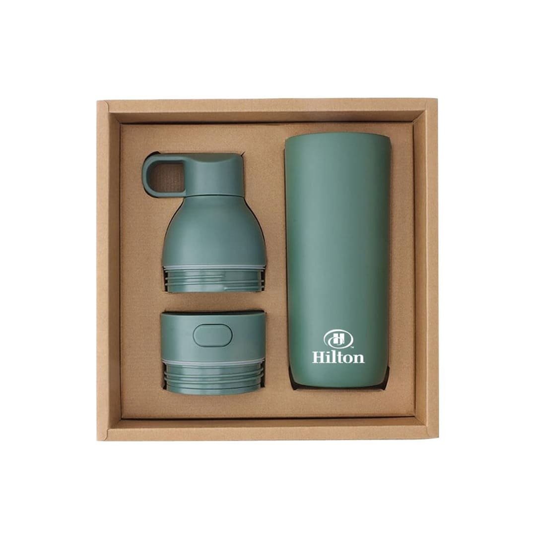 RUVO - CHANGE ZERO 2-in-1 Modular Hydration Gift Set - Dark Green - Image 22