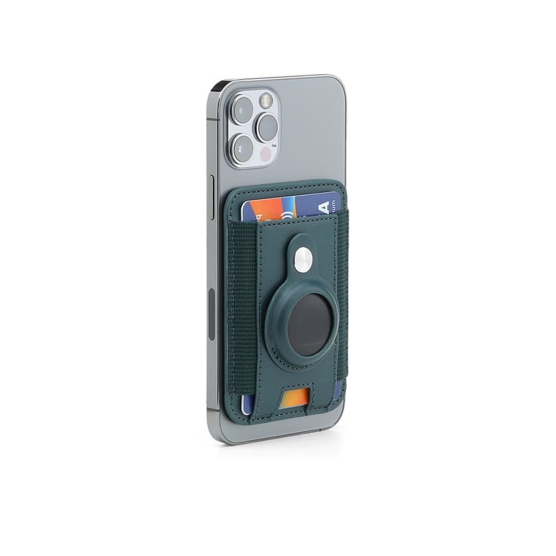 MARZ - Santhome® Magnetic Phone Cardholder with Santhome Tag Pocket - Dark Green - Image 28