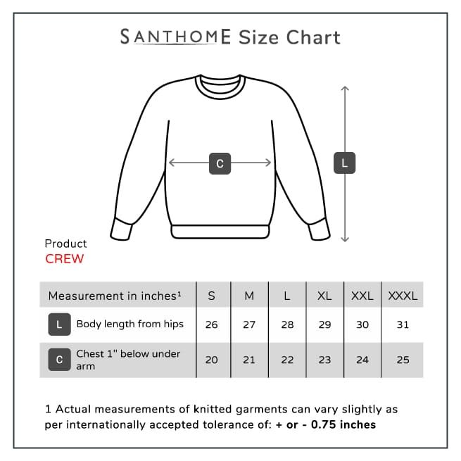 CREW - Santhome Unisex Crewneck Fleece Sweatshirt - Image 7