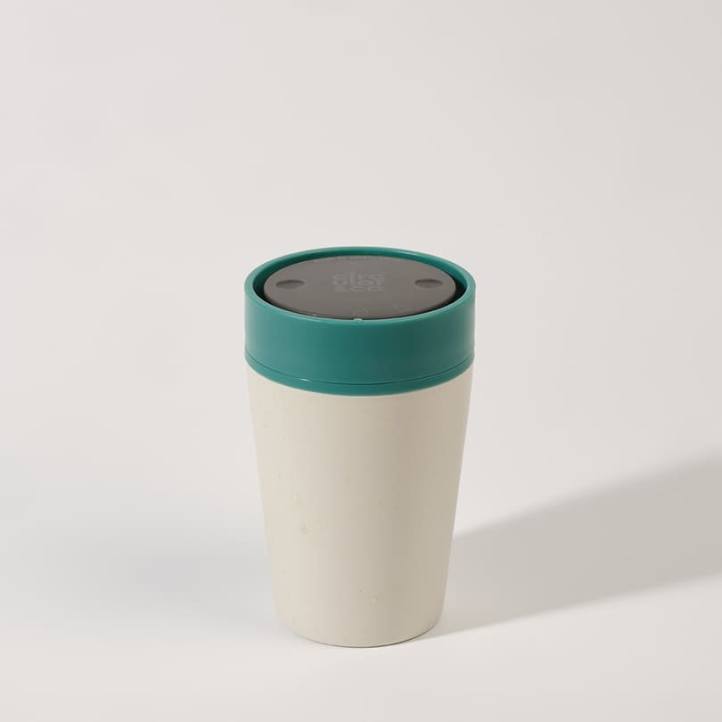Circular Cup 8oz Chalk & Aquamarine Green - Image 16