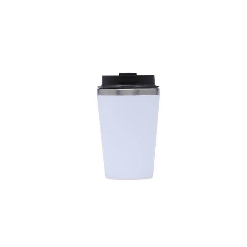 MOSS - Giftology Steel/PP Double Wall Tumbler - 350ml - White - Image 23