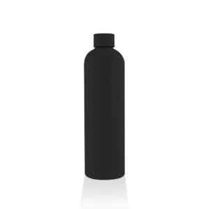 ORDINO - Soft Touch Insulated Water Bottle - 750ml - Black