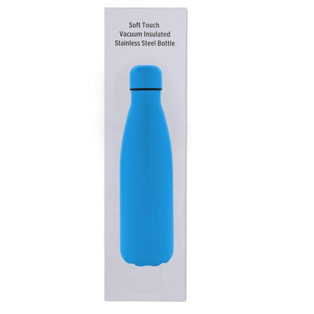 GRODNO - Soft Touch Insulated Water Bottle - Ocean Blue - Image 4