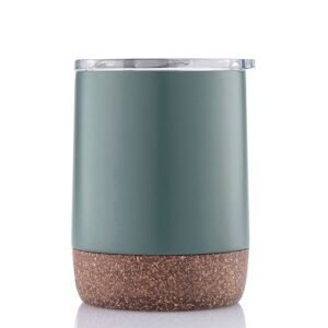 GOUDA - Hans Larsen Vacuum Mug With Cork Base - Green