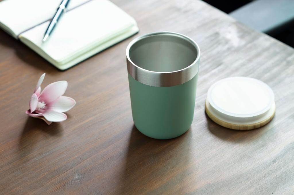 R-LAREN - CHANGE Collection Recycled Insulated Mug - Blue - Image 10