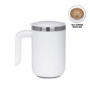 CAFFE - Hans Larsen Auto-Stirring Coffee Mug - White
