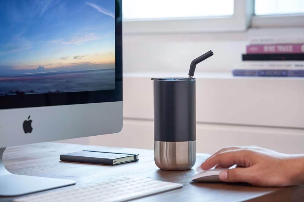 BORCULO - CHANGE Collection Insulated Tumbler with Reusable Straw - Black - Image 7