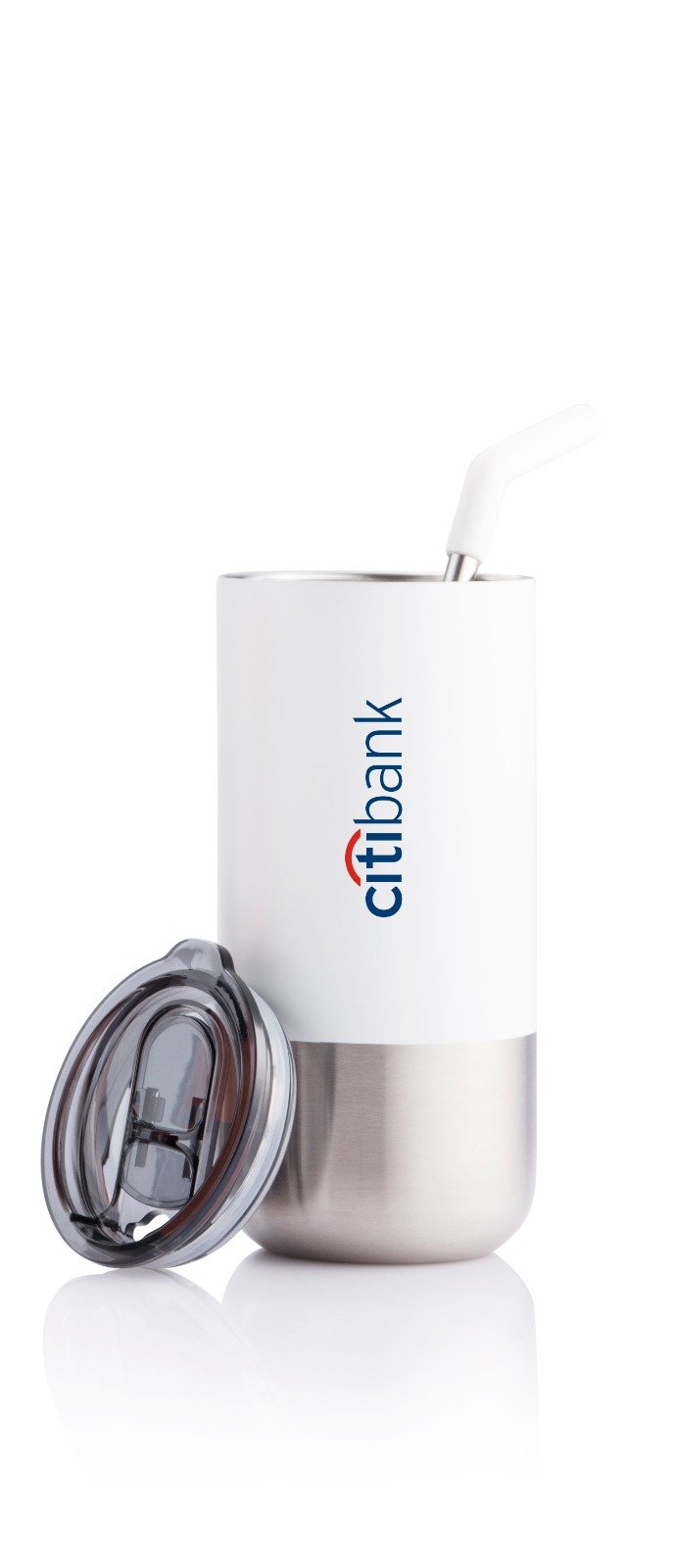 BORCULO - CHANGE Collection Insulated Tumbler with Reusable Straw - White - Image 11