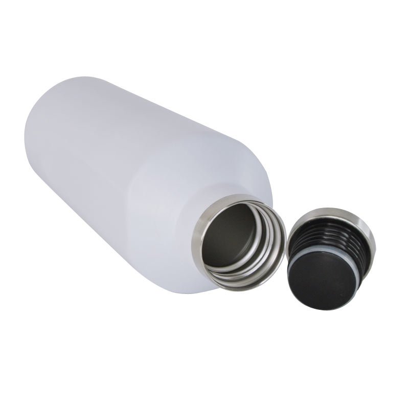 GALATI - Hans Larsen Double Wall Stainless Steel Water Bottle - White - Image 8