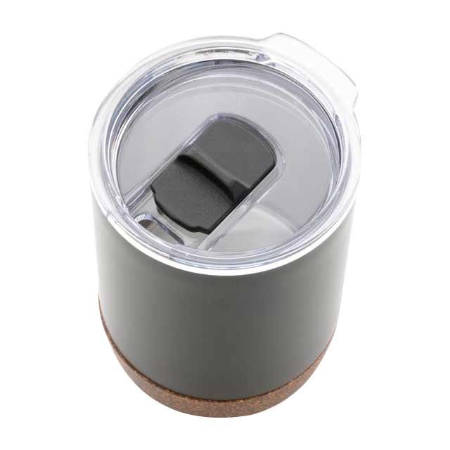 GOUDA - Hans Larsen Vacuum Mug With Cork Base - Black - Image 7