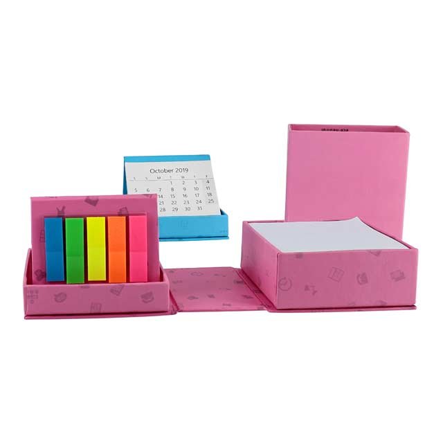 KALMAR - eco-neutral Memo/Calendar Cube - Pink - Image 6