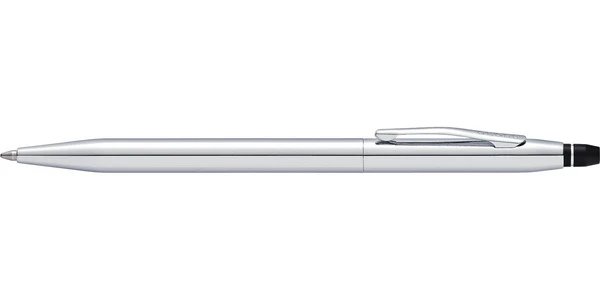 Cross Click™ Chrome Ballpoint Pen with Classic White Journal Gift Set - Image 11