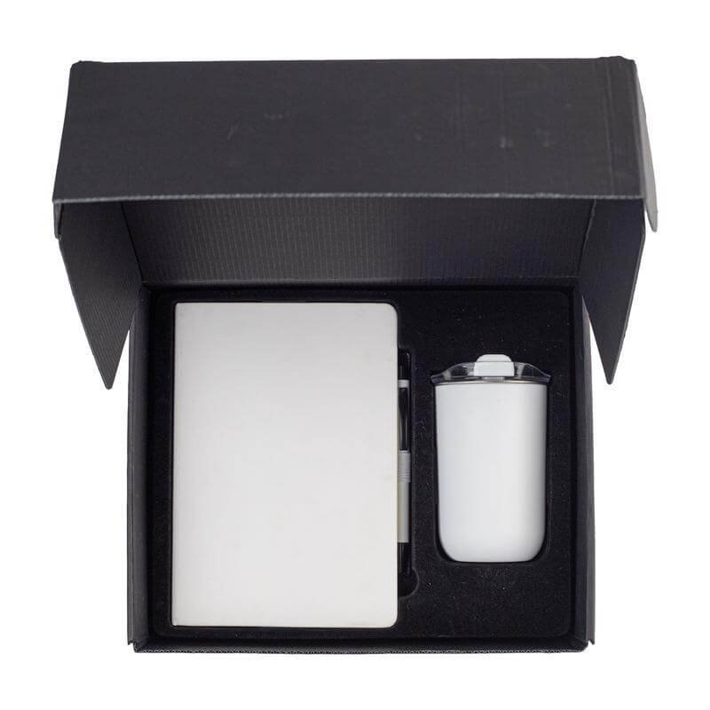 HEVIZ - Giftology Set of Tumbler, A5 Notebook and Pen - White - Image 13
