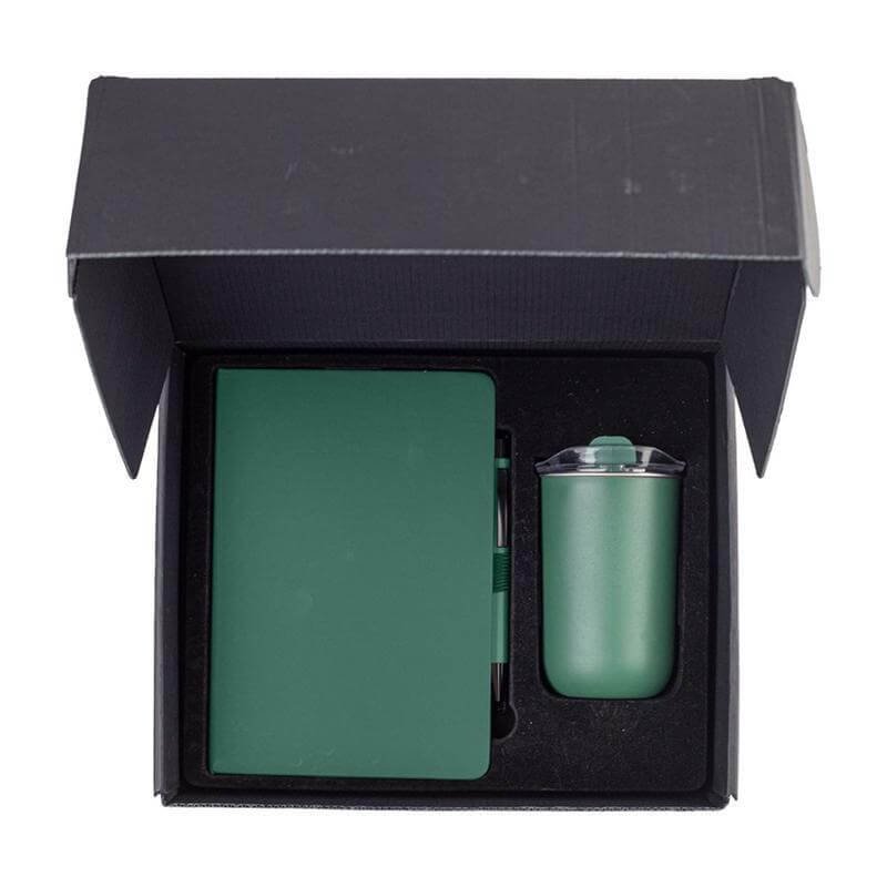 HEVIZ - Giftology Set of Tumbler, A5 Notebook and Pen - Green - Image 13