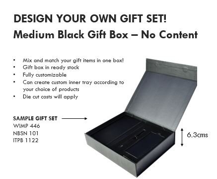 Gift Set Packaging with Magnet Closing (Medium) - Black - Image 7