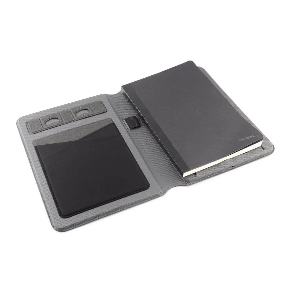 GUBIN - Santhome 10000mAh Wireless Powerbank Organizer - Grey - Image 10
