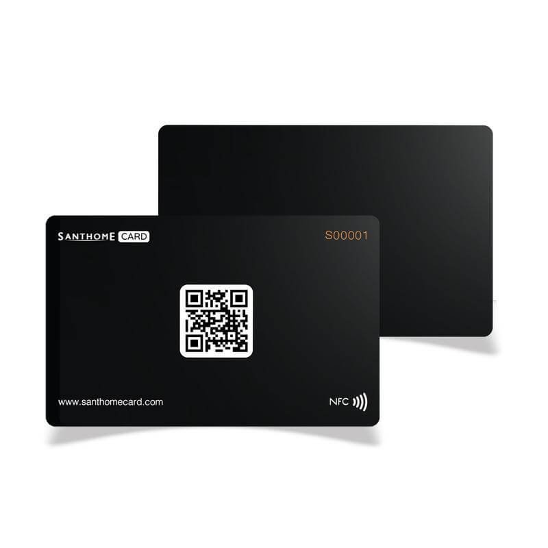 Santhome Card - Digital Business NFC Card - Black - Image 9