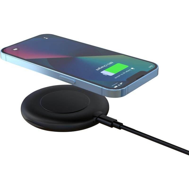 OSLO - @memorii Recycled 15W Wireless Charger Multi - Cable Set - Black - Image 10