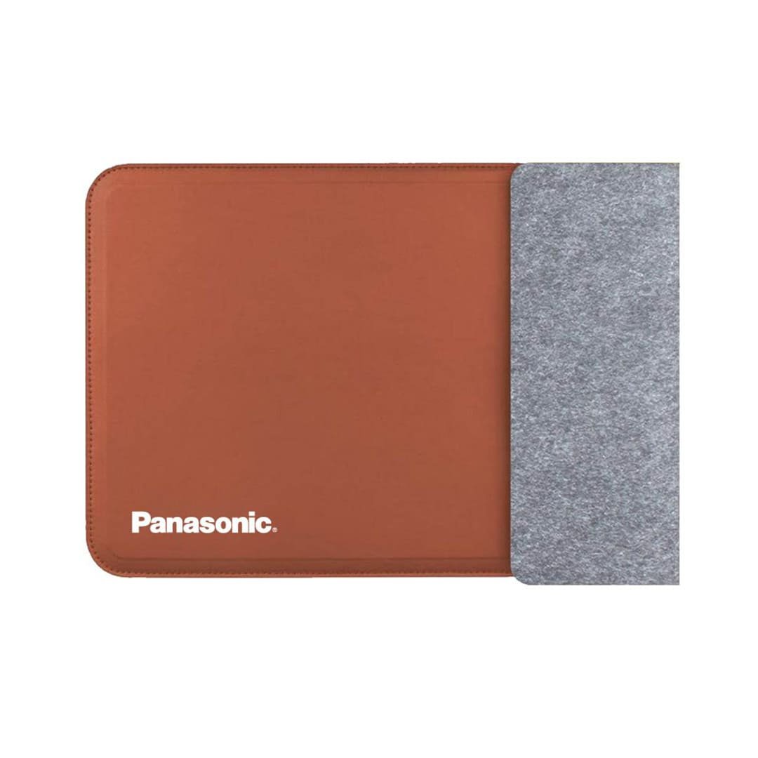 CAMDEN - Giftology 14" Felt Laptop Sleeve With 15W Magnetic Charger - Tan - Image 12
