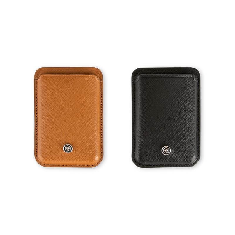 CROSS Saffiano Leather Magnetic Cardholder - Mocha - Image 4