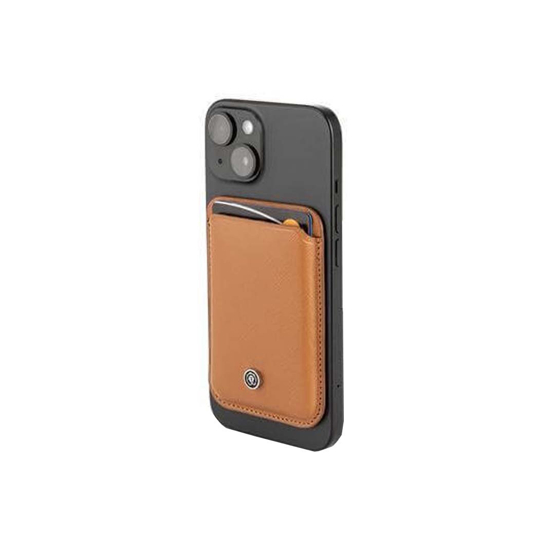 CROSS Saffiano Leather Magnetic Cardholder - Mocha - Image 5