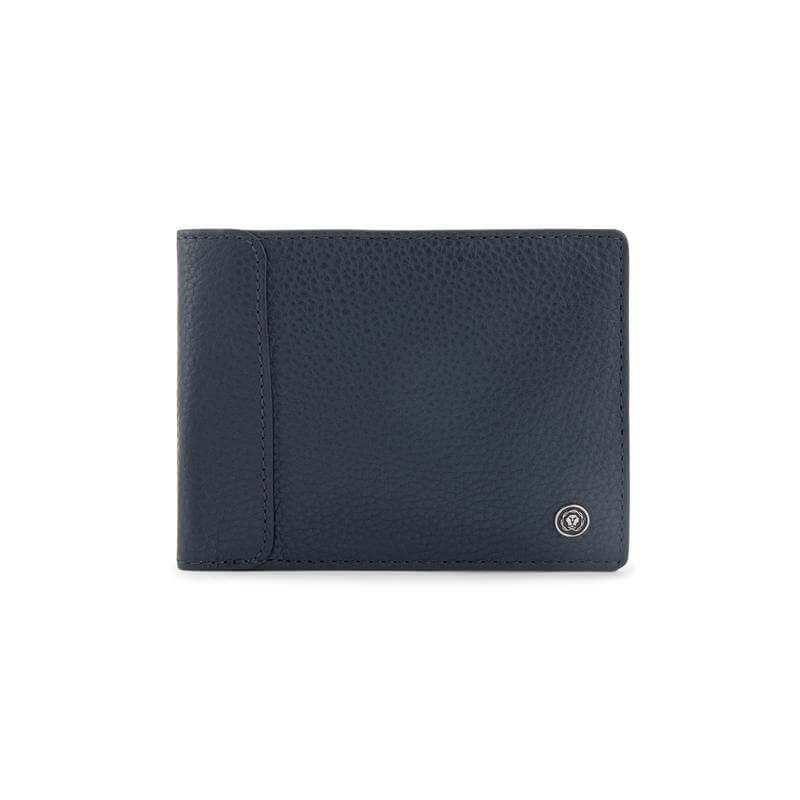 CROSS Pebble Leather 8CC Classic Fold Wallet - Navy Blue - Image 5