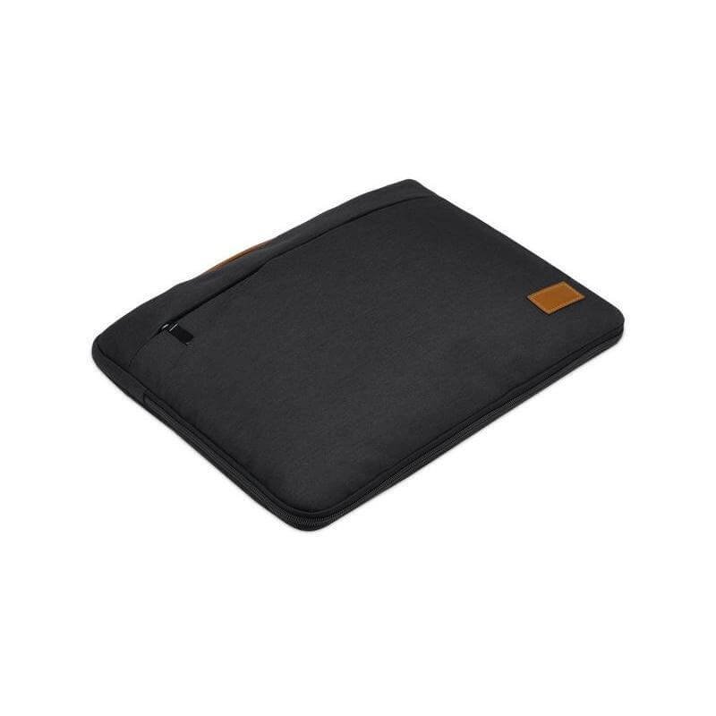 SALCEA - Santhome® 15" Laptop Sleeve - Black/Tan - Image 14