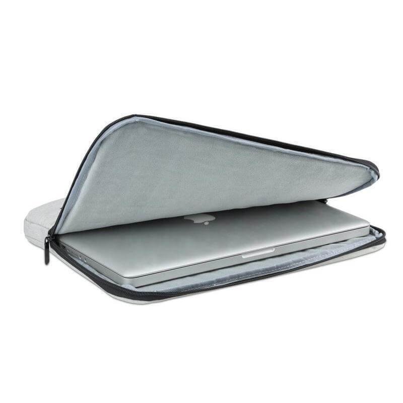 SALCEA - Santhome® 15" Laptop Sleeve - Grey/Tan - Image 7