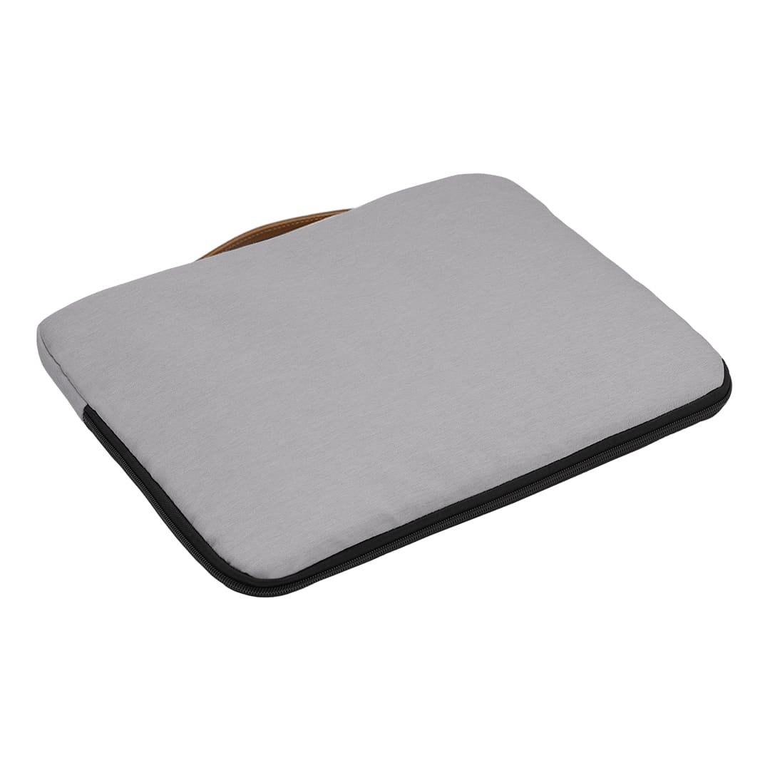 SALCEA - Santhome® 15" Laptop Sleeve - Grey/Tan - Image 10