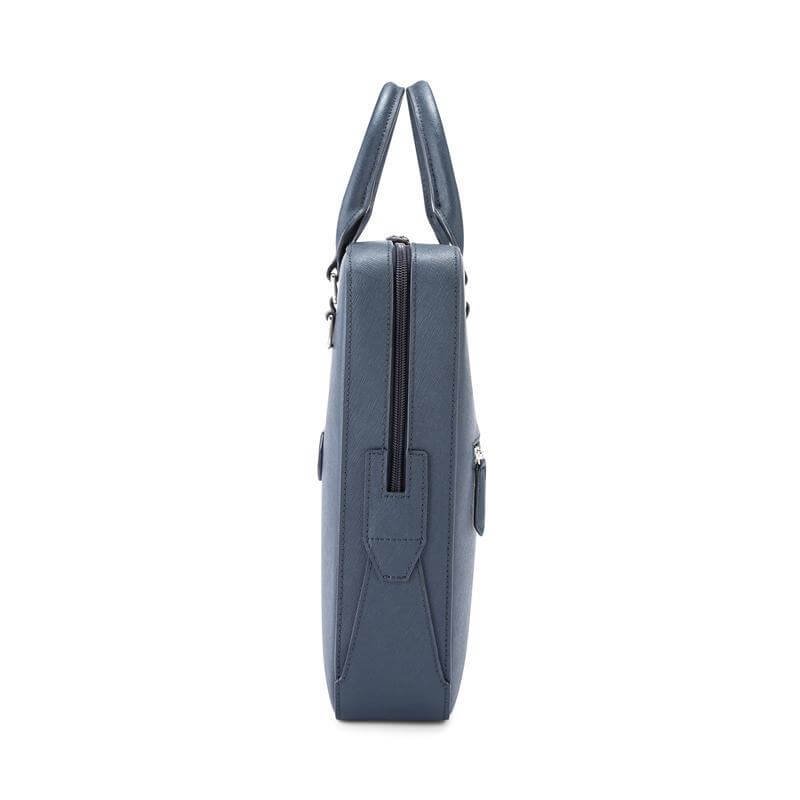 Cross Luxury Leather Briefcase - Navy Blue - Image 9