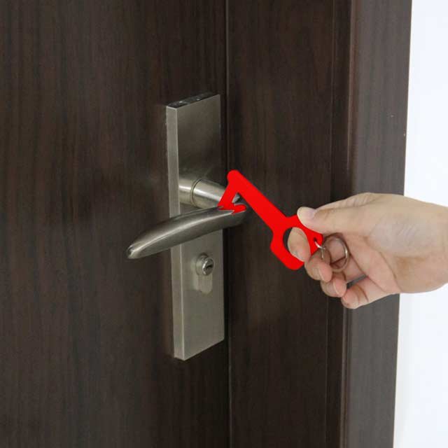 MASTY - Giftology Keyring Tool - Red (Anti-Microbial) - Image 5