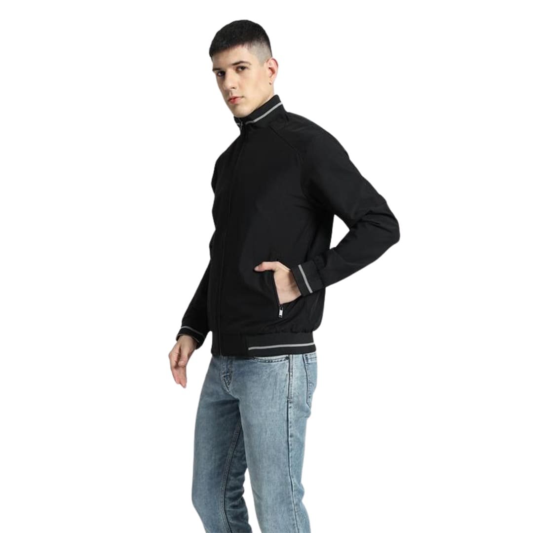 VARSITY - SANTHOME Men's Lightweight Reversible Bomber Jacket - Image 13