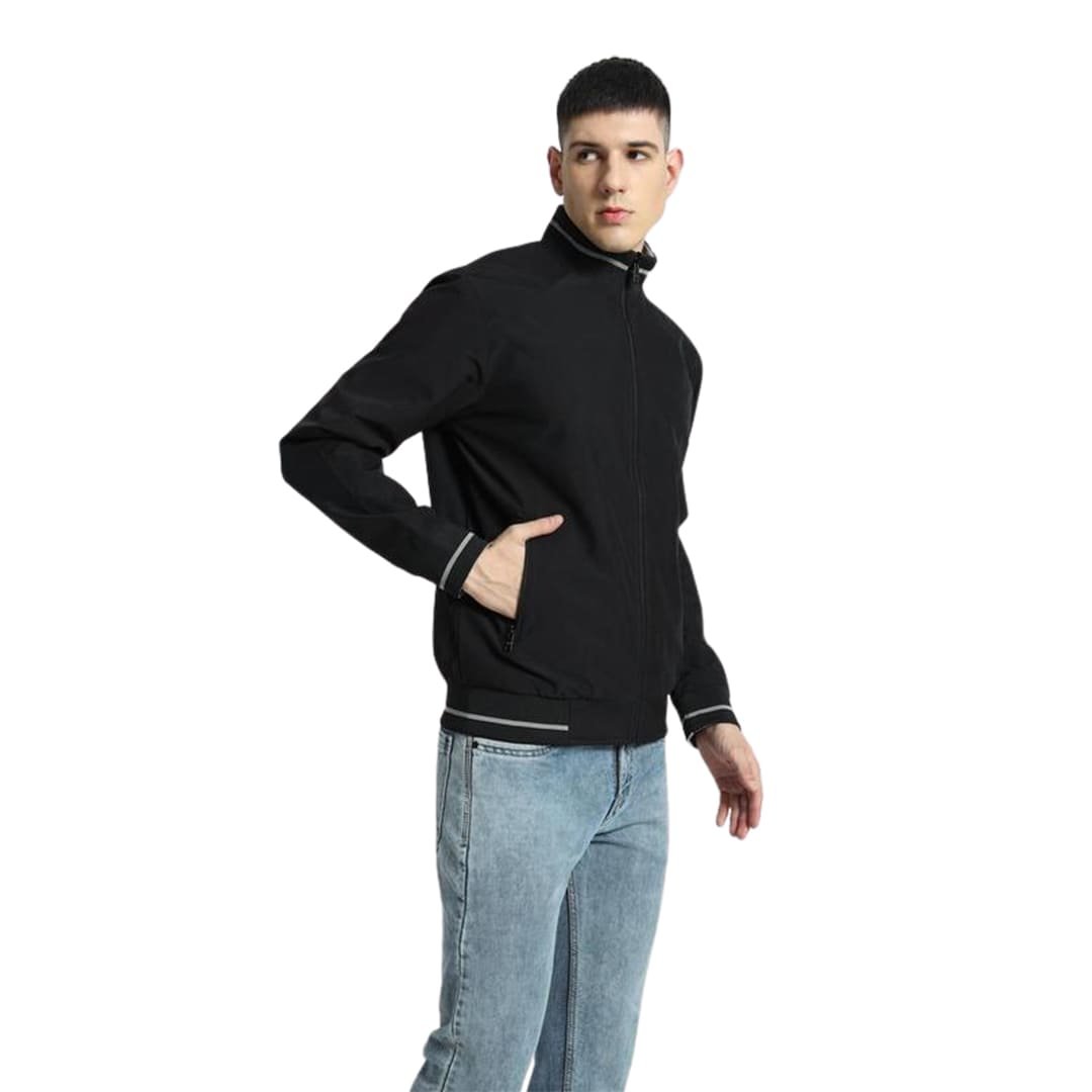 VARSITY - SANTHOME Men's Lightweight Reversible Bomber Jacket - Image 14