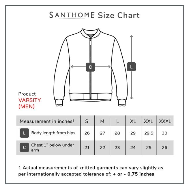 VARSITY - SANTHOME Men's Lightweight Reversible Bomber Jacket - Image 19