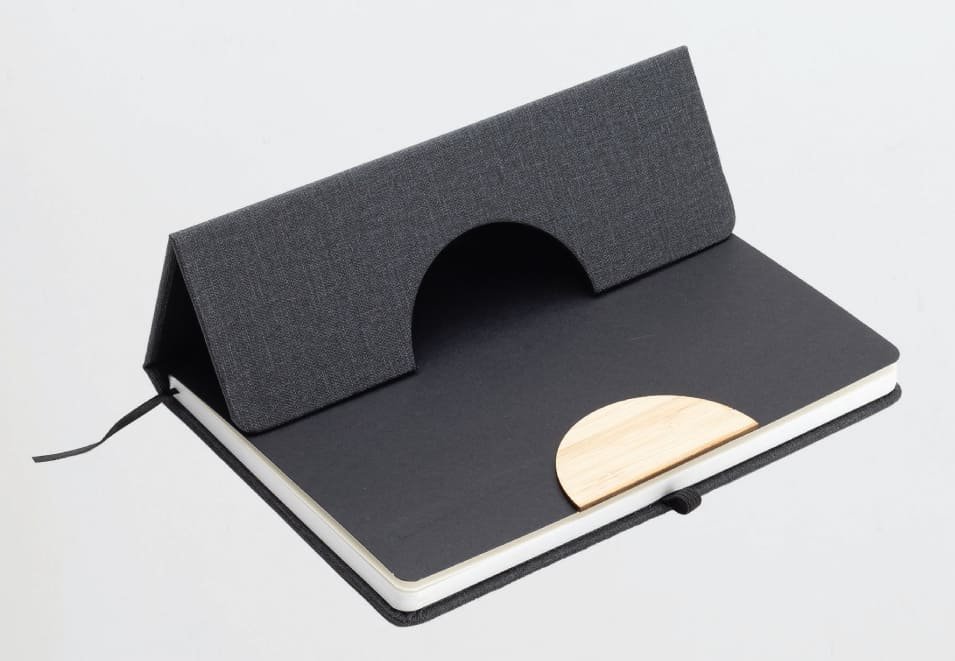 STADE - A5 Hard Cover Notebook with Folding Phone Stand - Image 7