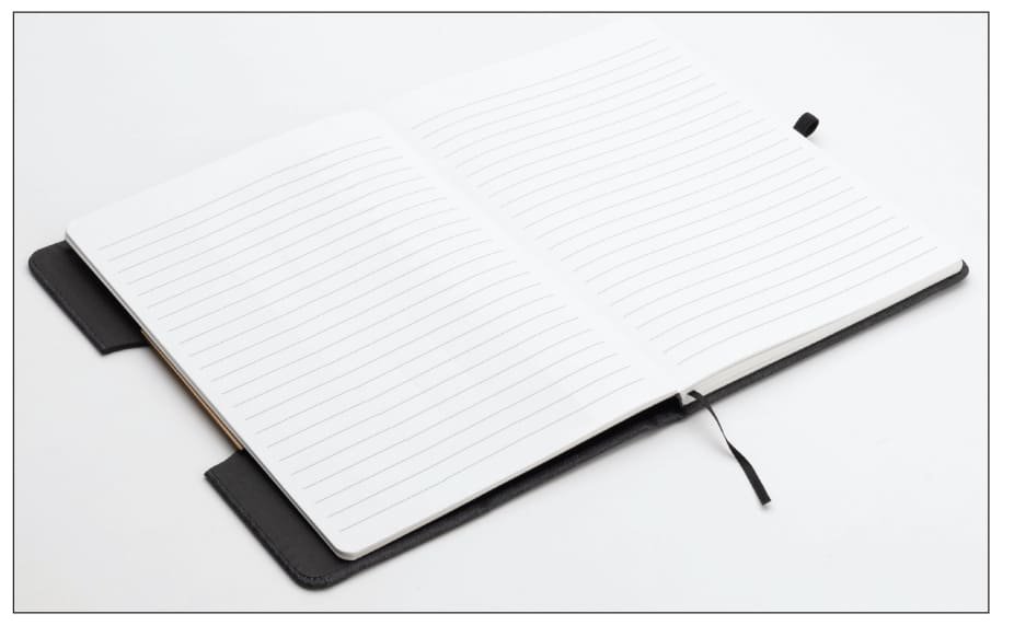 STADE - A5 Hard Cover Notebook with Folding Phone Stand - Image 8