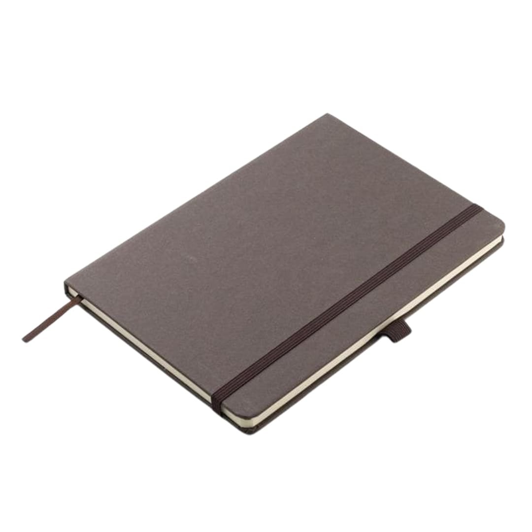 ABULA - eco-neutral® A5 Hard Cover Notebook & Pen Set - Coffee Paper - Image 12